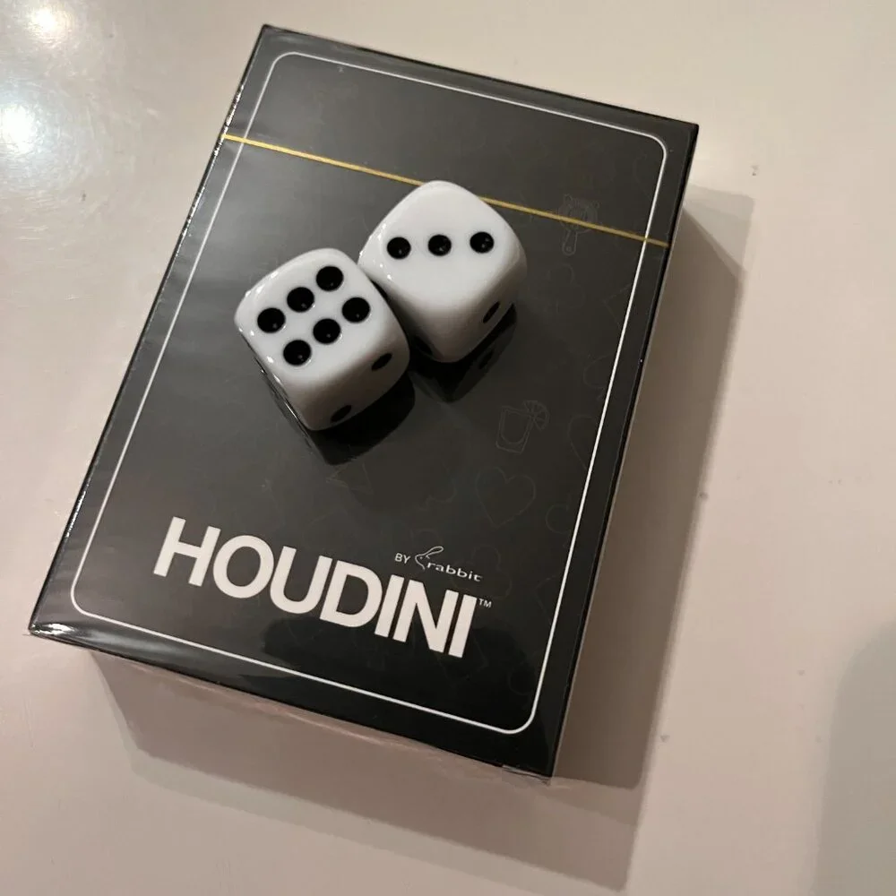Bar Sets‎ with Cocktail Shaker Shot Glasses Cards & Dice (SET OF TWO / new)